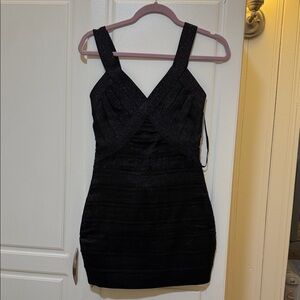 WOW Couture Sparkling Black Mini Dress